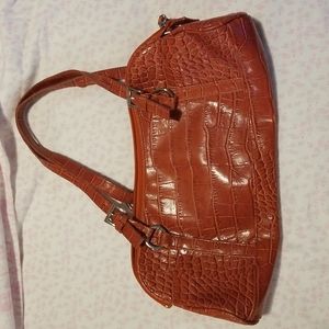 Cute faux croc handbag